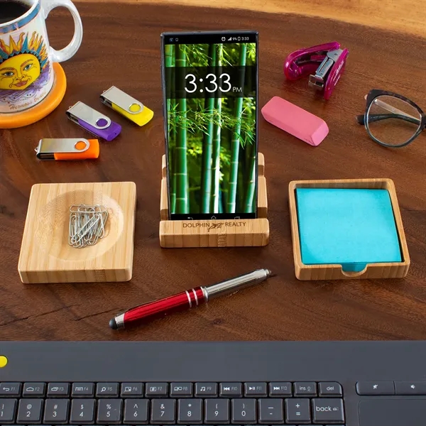 3-Piece desk organization set.... from ASI 91565 Totally Bamboo