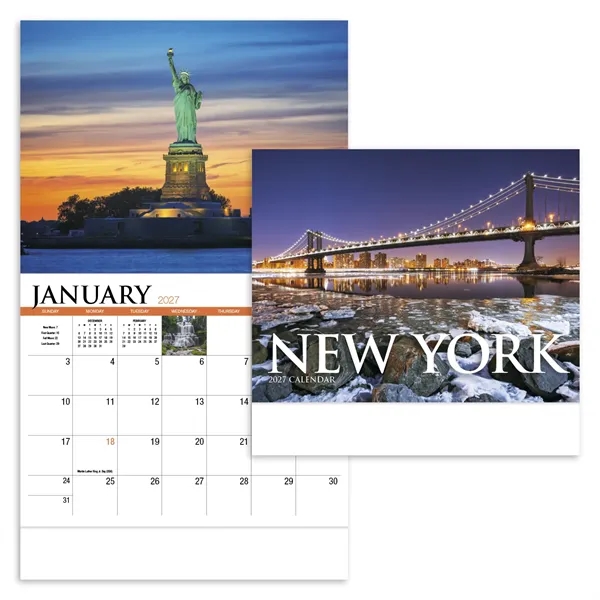 New York Appointment Calendar - Stapled... from ASI 40480 Koozie Group / HotLine®