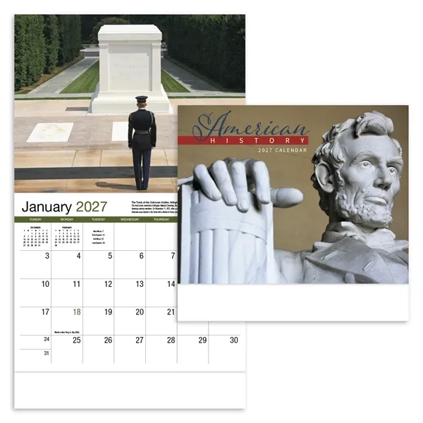 American History Appointment Calendar - Stapled... from ASI 40480 Koozie Group / HotLine®