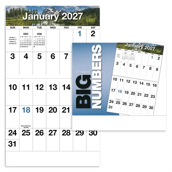 Big Numbers Appointment Calendar - Stapled... from ASI 40480 Koozie Group / HotLine®