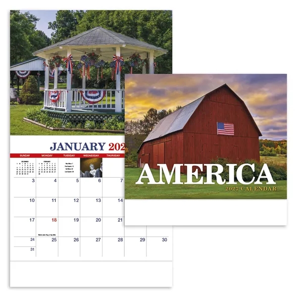 America Appointment Calendar - Stapled... from ASI 40480 Koozie Group / HotLine®