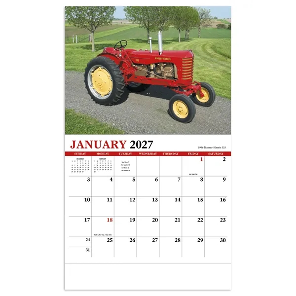 Vintage Tractors Appointment Calendar - Stapled... from ASI 40480 Koozie Group / HotLine®