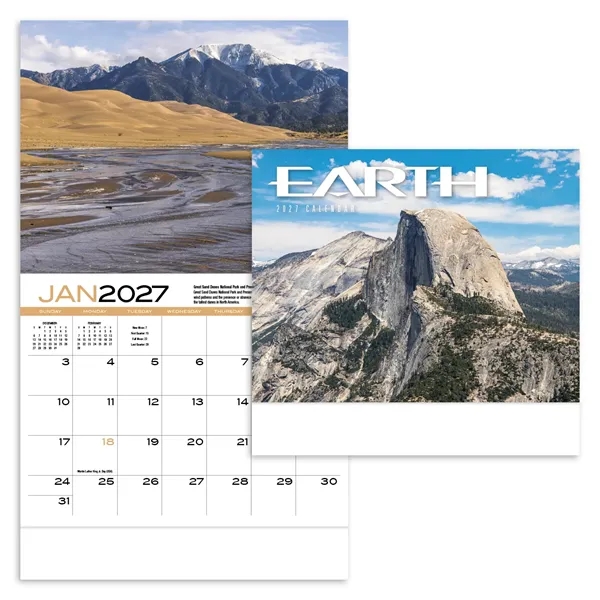 Earth Appointment Calendar - Stapled... from ASI 40480 Koozie Group / HotLine®