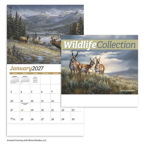 Wildlife Collection Appointment Calendar - Stapled... from ASI 40480 Koozie Group / HotLine®