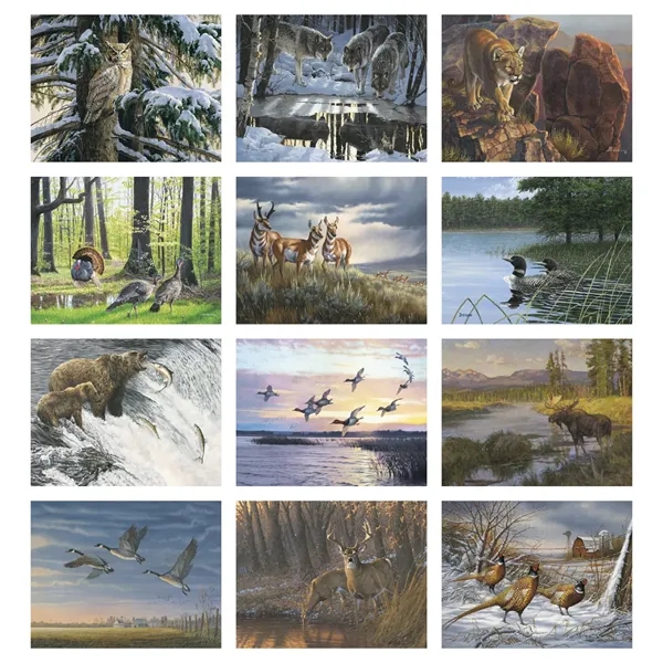 Wildlife Collection Appointment Calendar - Stapled... from ASI 40480 Koozie Group / HotLine®