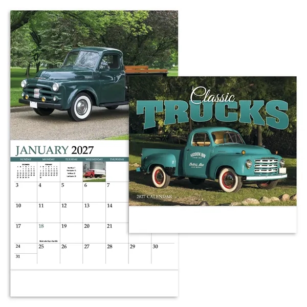 Classic Trucks Appointment Calendar - Stapled... from ASI 40480 Koozie Group / HotLine®