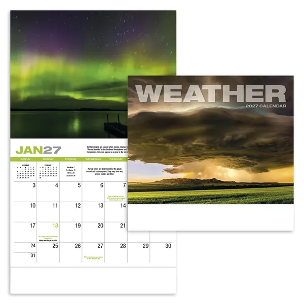 Weather Almanac Appointment Calendar - Stapled... from ASI 40480 Koozie Group / HotLine®