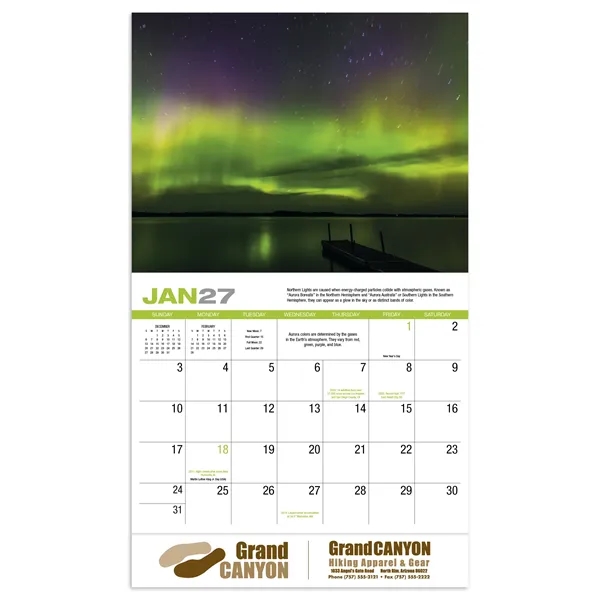 Weather Almanac Appointment Calendar - Stapled... from ASI 40480 Koozie Group / HotLine®