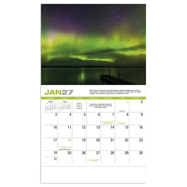 Weather Almanac Appointment Calendar - Stapled... from ASI 40480 Koozie Group / HotLine®