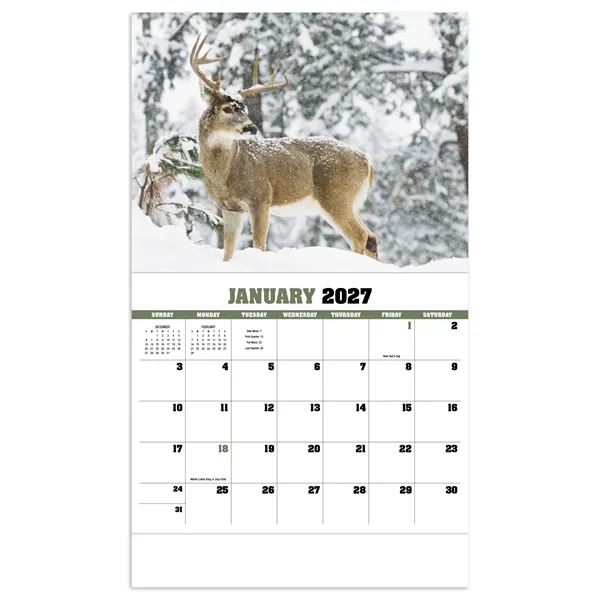 Trophy Whitetail Deer Appointment Calendar - Stapled... from ASI 40480 Koozie Group / HotLine®