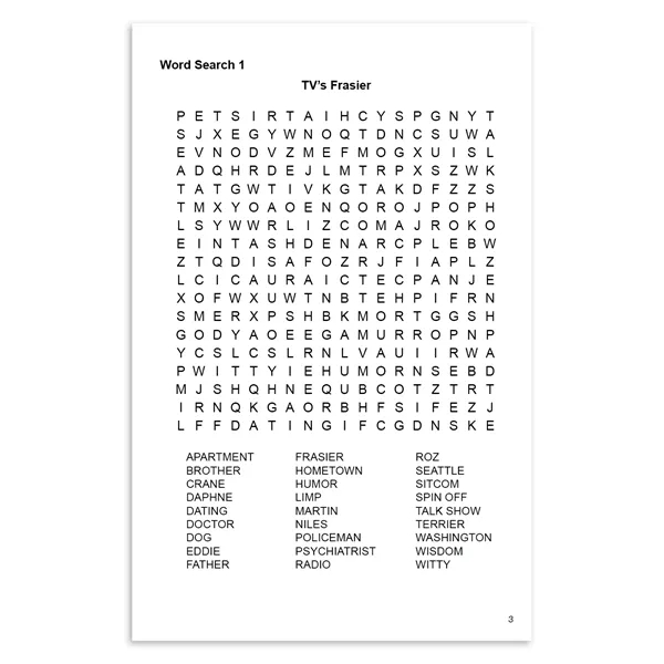 5 1/2" x 8 1/2" 64-page Puzzling! book on 50# offset... from ASI 40480 Koozie Group / Norwood Triumph Calendar