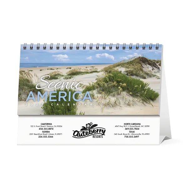 Scenic America® Desk Tent Calendar... from ASI 40480 Koozie Group / HotLine®