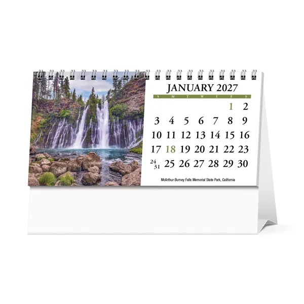 Scenic America® Desk Tent Calendar... from ASI 40480 Koozie Group / HotLine®