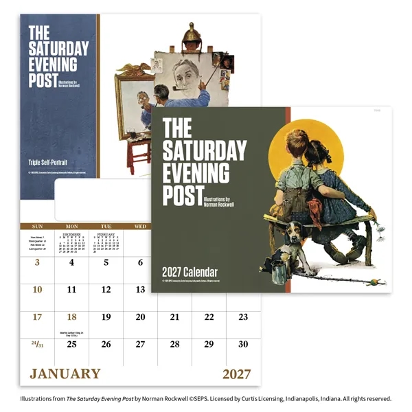 The Saturday Evening Post - Window... from ASI 40480 Koozie Group / Norwood Triumph Calendar