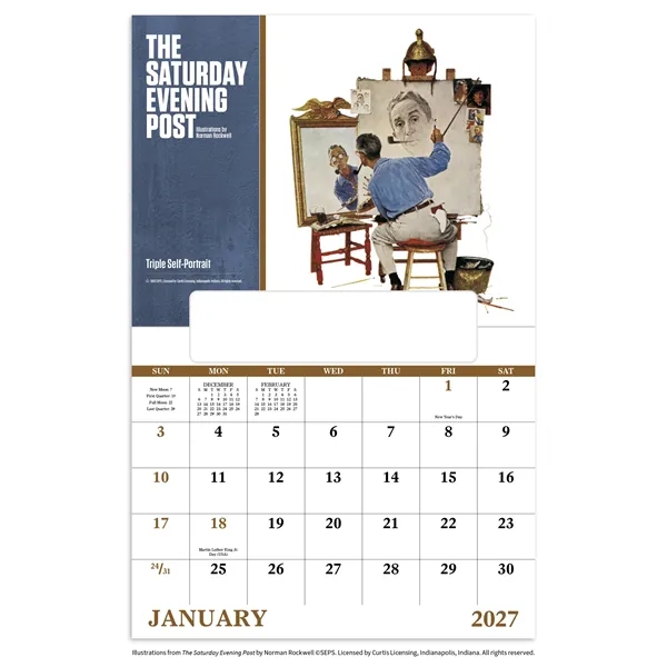 The Saturday Evening Post - Window... from ASI 40480 Koozie Group / Norwood Triumph Calendar