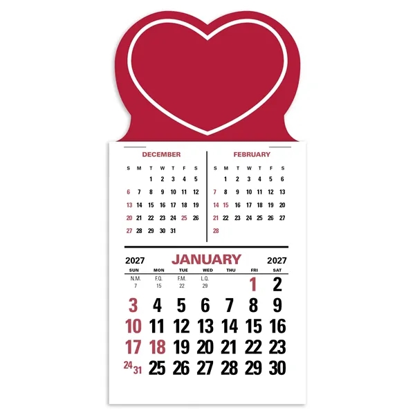 Press-N-Stick 3-Month Vertical Calendar... from ASI 40480 Koozie Group