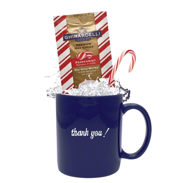 Holiday Cocoa & Candy Cane Gift Mug... from ASI 89971 Stuff A Mug