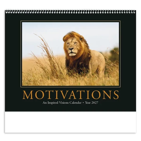 11 x 19 2024 Motivations calendar on 70# glossy paper with... from ASI 40480 Koozie Group / Norwood Triumph Calendar