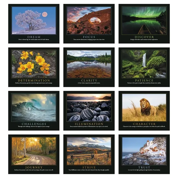 11 x 19 2024 Motivations calendar on 70# glossy paper with... from ASI 40480 Koozie Group / Norwood Triumph Calendar