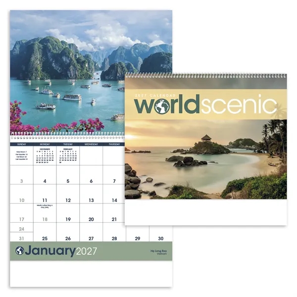 World Scenic... from ASI 40480 Koozie Group / Norwood Triumph Calendar