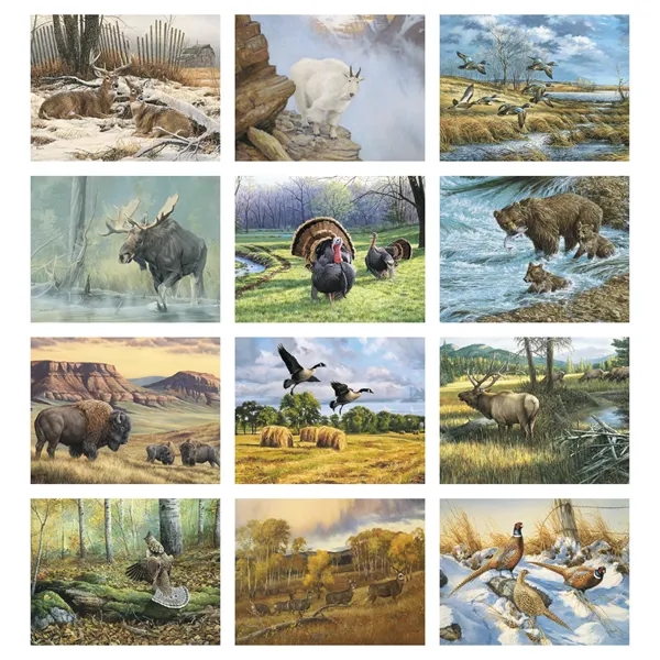 Wildlife Art... from ASI 40480 Koozie Group / Norwood Triumph Calendar