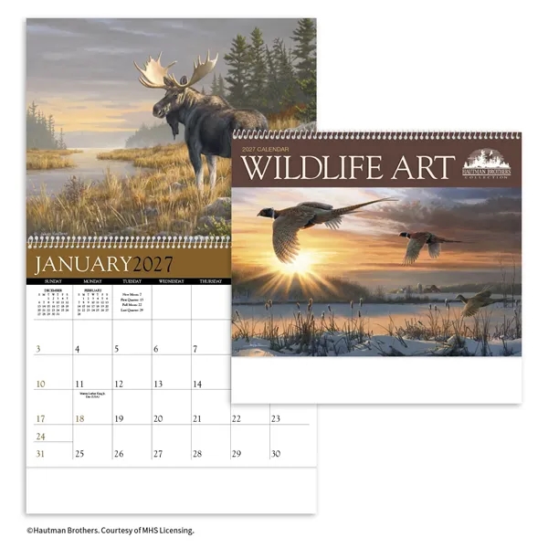 Wildlife Art by the Hautman Brothers... from ASI 40480 Koozie Group / Norwood Triumph Calendar