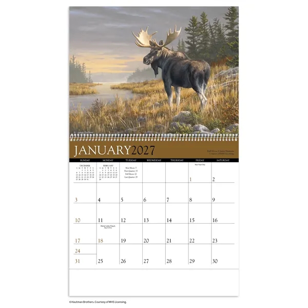 Wildlife Art by the Hautman Brothers... from ASI 40480 Koozie Group / Norwood Triumph Calendar