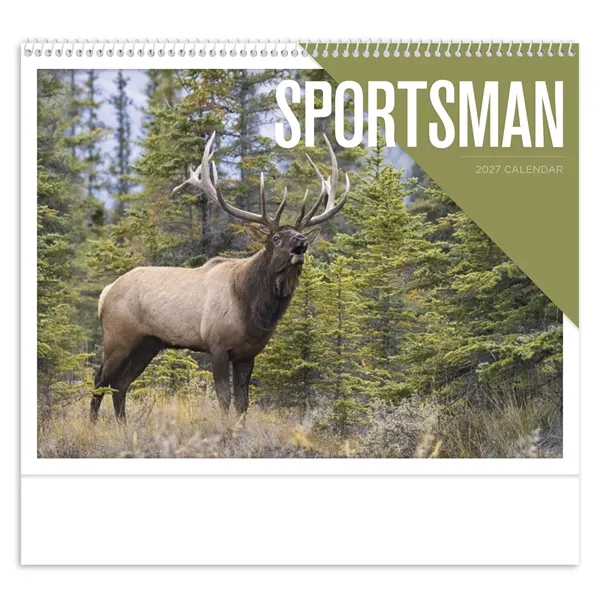 2024 Sportsman wall calendar with brilliant photography and customization options.... from ASI 40480 Koozie Group / Norwood Triumph Calendar