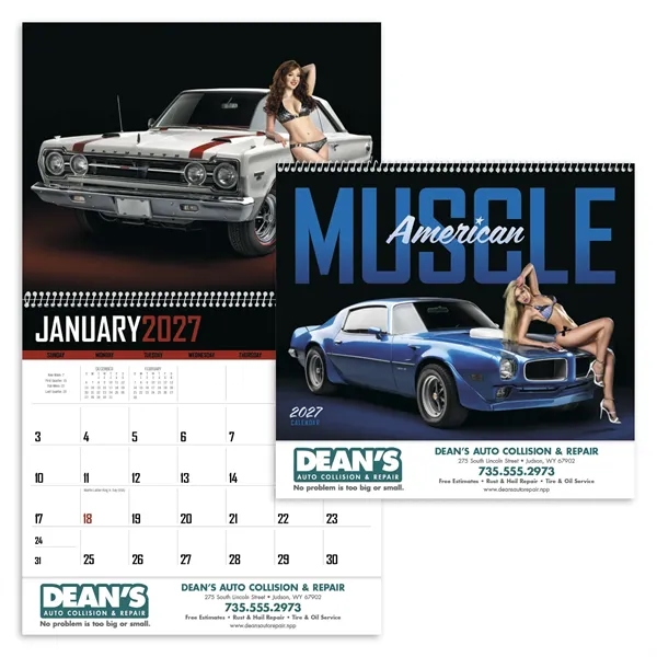 American Muscle... from ASI 40480 Koozie Group / Norwood Triumph Calendar