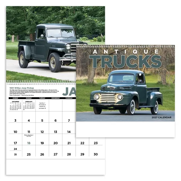 Antique Trucks... from ASI 40480 Koozie Group / Norwood Triumph Calendar