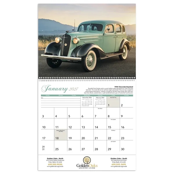 Antique Cars... from ASI 40480 Koozie Group / Norwood Triumph Calendar