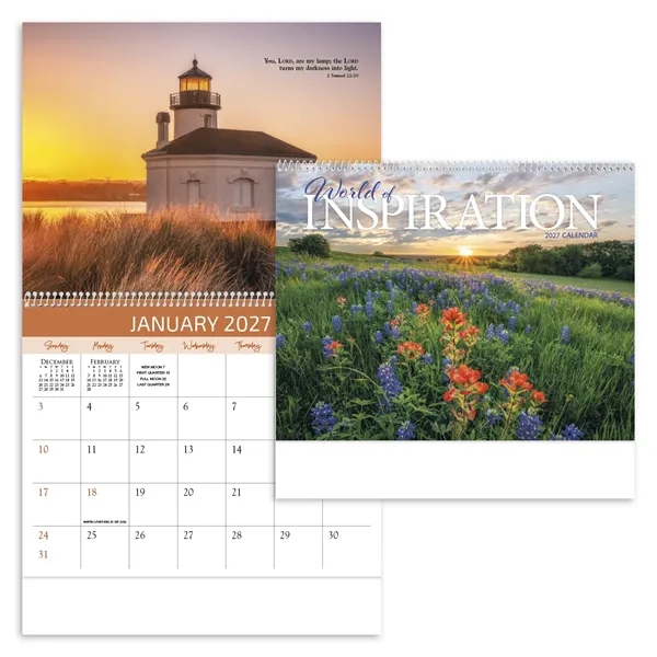 World of Inspiration... from ASI 40480 Koozie Group / Norwood Triumph Calendar