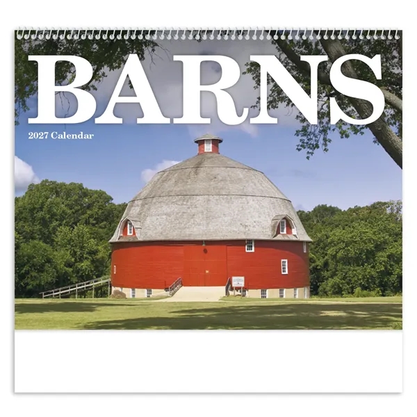 11 x 19 2024 Barns calendar 70# glossy paper with UV-coated... from ASI 40480 Koozie Group / Norwood Triumph Calendar