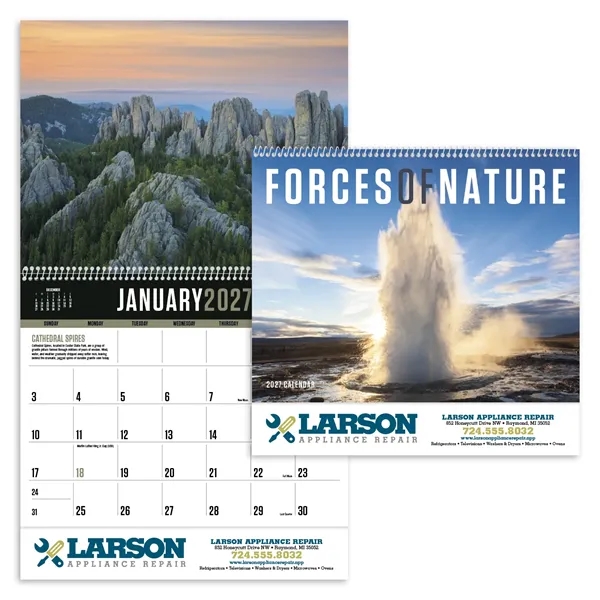 Forces of Nature... from ASI 40480 Koozie Group / Norwood Triumph Calendar