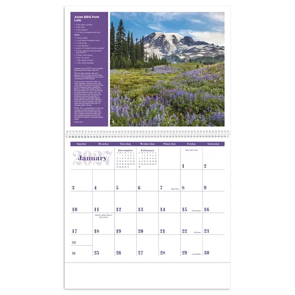 America the Beautiful with Recipes... from ASI 40480 Koozie Group / Norwood Triumph Calendar