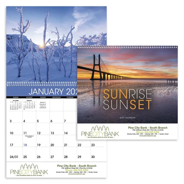 Sunrise Sunset... from ASI 40480 Koozie Group / Norwood Triumph Calendar