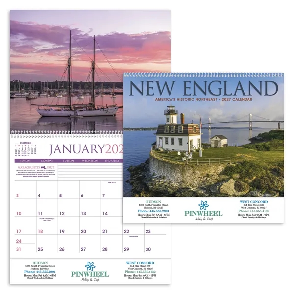 New England... from ASI 40480 Koozie Group / Norwood Triumph Calendar