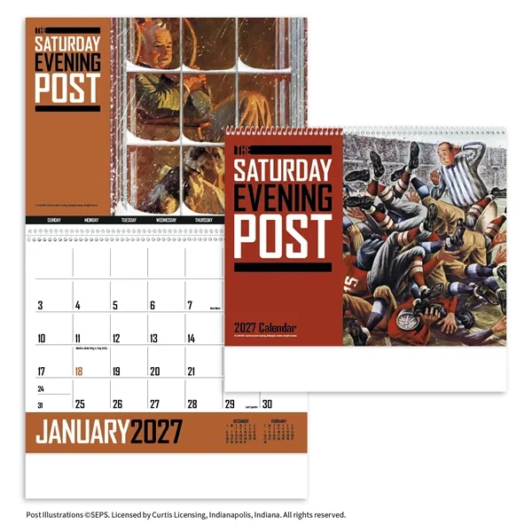 The Saturday Evening Post... from ASI 40480 Koozie Group / Norwood Triumph Calendar