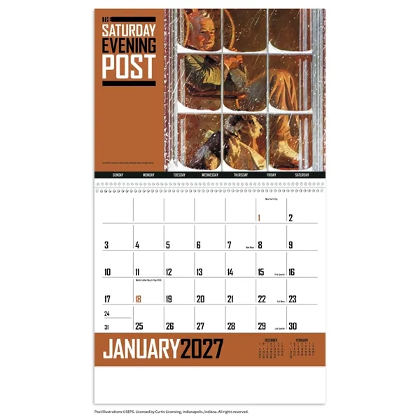 The Saturday Evening Post... from ASI 40480 Koozie Group / Norwood Triumph Calendar