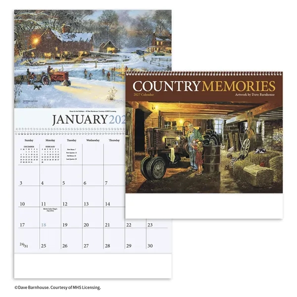 Country Memories... from ASI 40480 Koozie Group / Norwood Triumph Calendar
