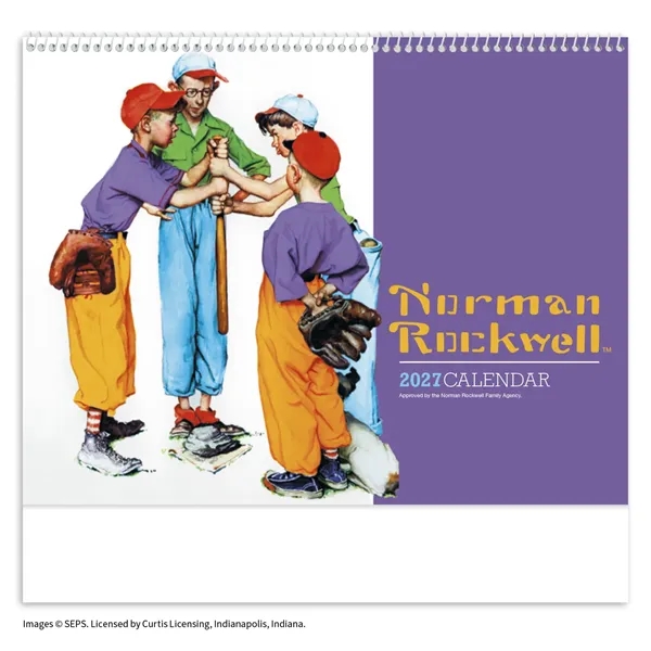 Norman Rockwell Appointment Calendar - Spiral... from ASI 40480 Koozie Group / HotLine®
