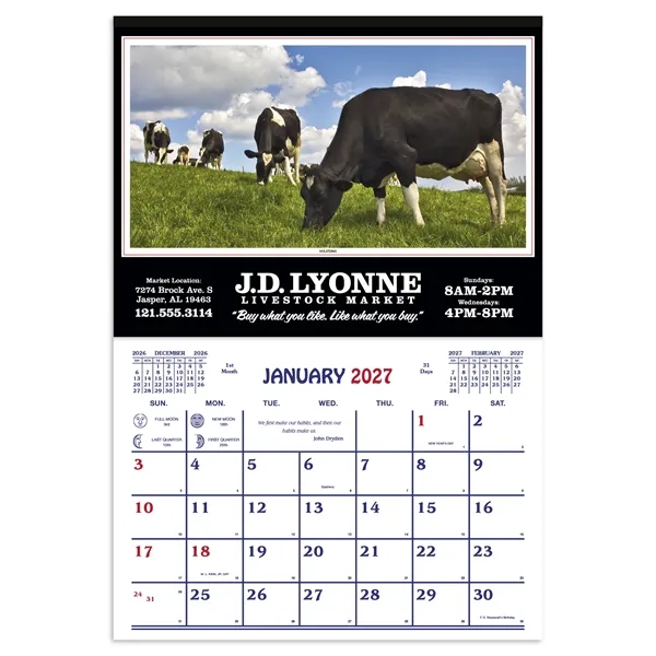 Farm Calendar... from ASI 40480 Koozie Group