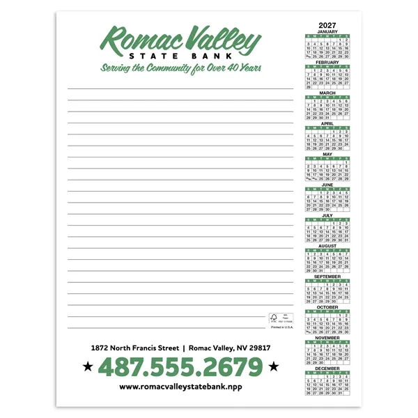 Scratch Pad Calendar... from ASI 40480 Koozie Group
