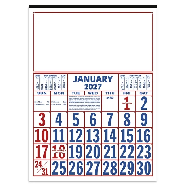 Commercial 12-Sheet Calendar... from ASI 40480 Koozie Group