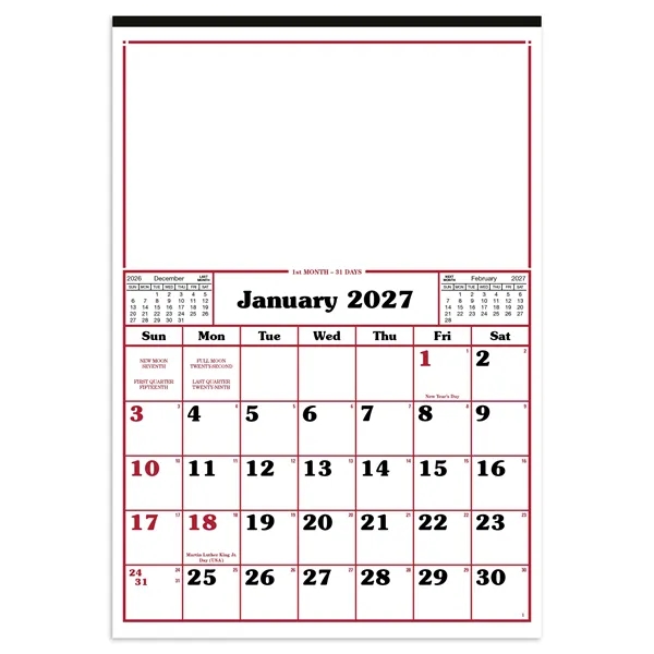 Commercial 12-Sheet Calendar... from ASI 40480 Koozie Group