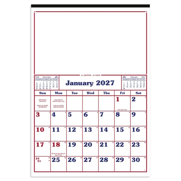 Commercial 12-Sheet Calendar... from ASI 40480 Koozie Group