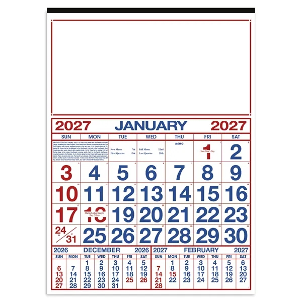 Commercial 12-Sheet Calendar... from ASI 40480 Koozie Group