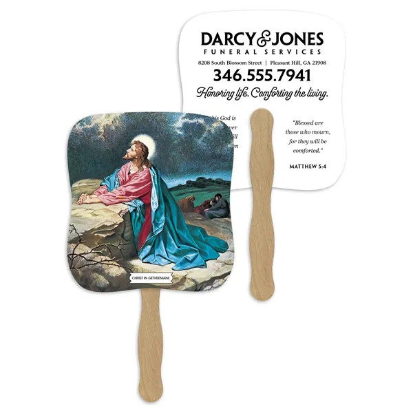 Christ In Gethsemane - Pictorial Fan... from ASI 40480 Koozie Group