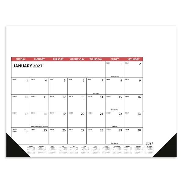 Skinner & Kennedy™ Desk Pad Calendar... from ASI 40480 Koozie Group