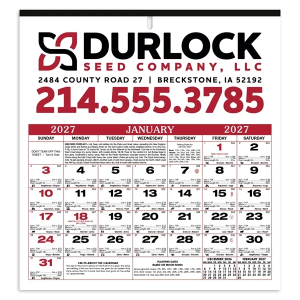 Almanac Calendar... from ASI 40480 Koozie Group